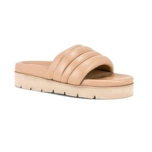 Seychelles Vibe Check Slide in Vacchetta Leather